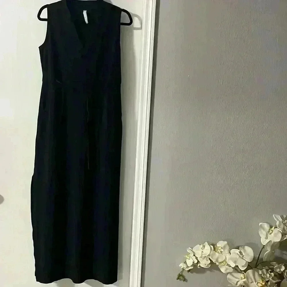 Athleta Black Marlow Maxi Lightweight Travel Dress - Picture 7 of 11